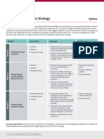 Syllabus Sustainable Business Strategy