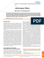 High strength electrospun fibers