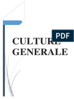 Culture Generale Finale