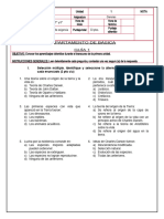 Evaluación 1 Ciencias Naturales