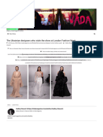 The Ukrainian Designers Who Stole The Show at London Fashion Week - Vada Magazine