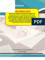 Resolução - (032 98482–3236) - Projeto Integrado – Tecnologia Em Gerontologia