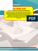 Resolução - (032 98482–3236) - Projeto Integrado – Cursos Da Área de Ti