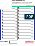OET LISTENING ANSWERSHEET (9)