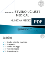 Clinical Med. (Physiotherapy) - Uvod