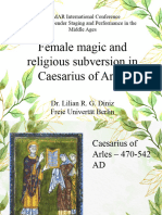 Female Magic and Religious Subversion in Caesarius of Arles