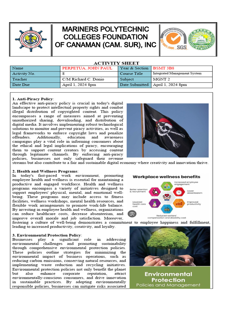 1MNGT2ACTIVITYNO.8DUEDATEAPRIL12024 PDF Diversity (Business