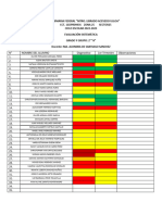 formato evaluacion matematicas