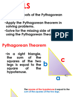 Pythagorean Theorem and Special Right Triangle