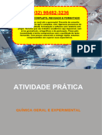 Resolução - (032) 98482-3236 - Roteiro de Aula Prática - Química Geral e Experimental