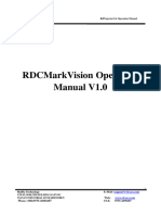 RDCMarkVision operation manual v1.0(USB camera)