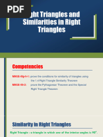 QIII Lesson 6 Similarities in Right Triangles 1