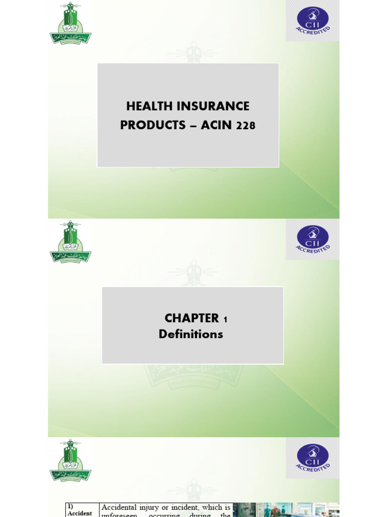 Health Insurance Terms Explained | PDF | Insurance | Underwriting