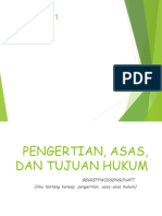 pertemuan 1 Tujuan Hukum