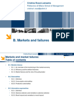 B Markets and Maket Failures
