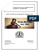  SECTION 26 OF THE HINDU MARRIAGE ACT