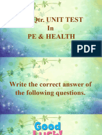 Unit Test PEHealth 3rd