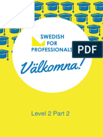 Level 2 Part 2 – Swedish for Professionals