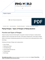 Piping Flanges - Types of Flanges in Piping Systems