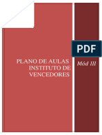 Plano de Aula - Modulo 3