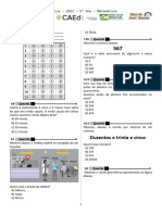 3ª P.D - 2022 - Mat. 5º ano - BPW