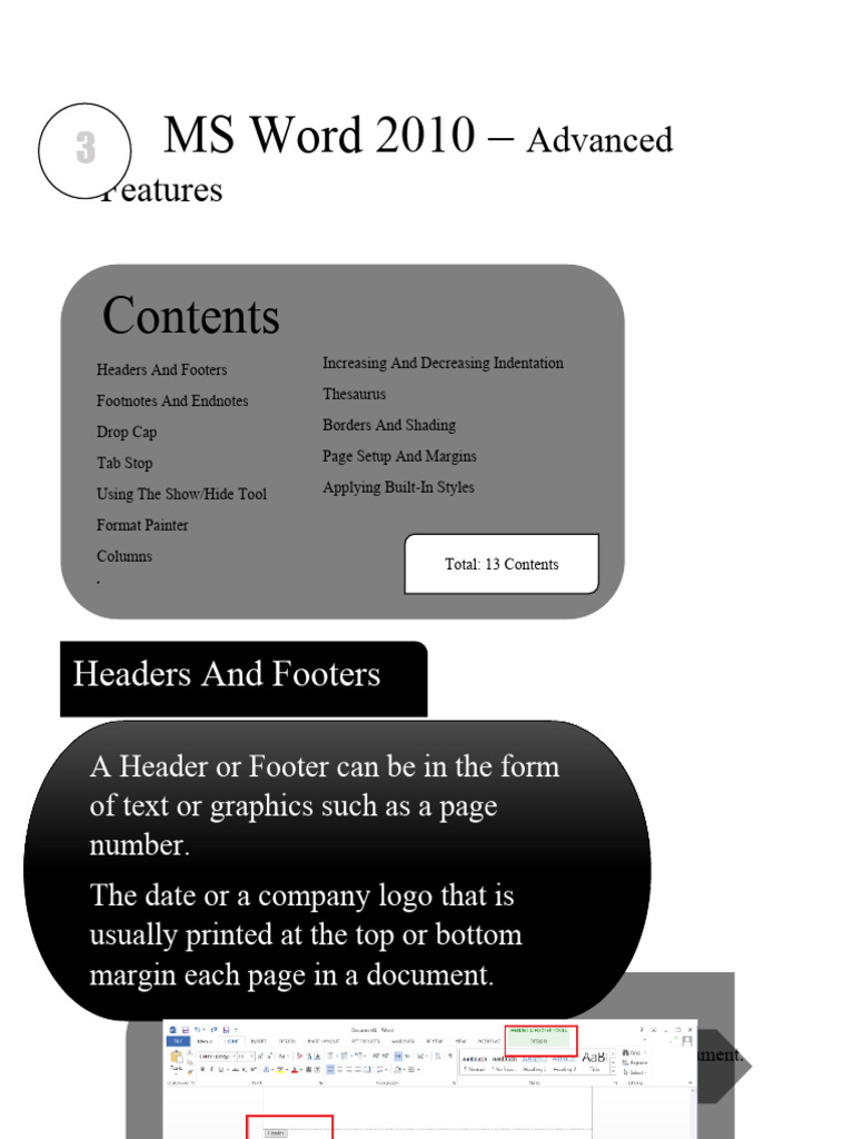 Chapter 3 Contents (WORD) | PDF | Microsoft Word | Note (Typography)