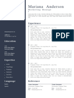 Black White Minimalist CV Resume