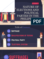 Nature of Elections and Political Parties in The Philippines