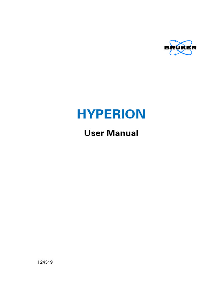 Hyperion FT-IR Microscope Manual | PDF | Mains Electricity | Power Supply