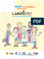 Manual de Procedimientos Camino Seguro a la escuela (Costa Rica)