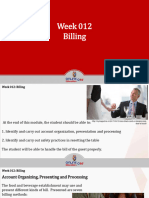 Week 012-Billing PPT