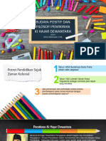 Budaya Positif Dan Filosofi Pemikiran KHD