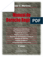 MANUAL DE DERECHO REGISTRAL - Victor C. Martinez