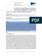 Triyani, M., & Siswanti, I. (2024). The Effect of Sustainability Reporting Disclosure, Environment, Social and Governance Rating, and Digital Banking Transactions on Firm Value with Financial Performance as an Interveni