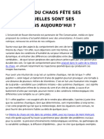 La Théorie Du Chaos Fête Ses 130 Ans - Quelles Sont Ses Applications Aujourd'Hui