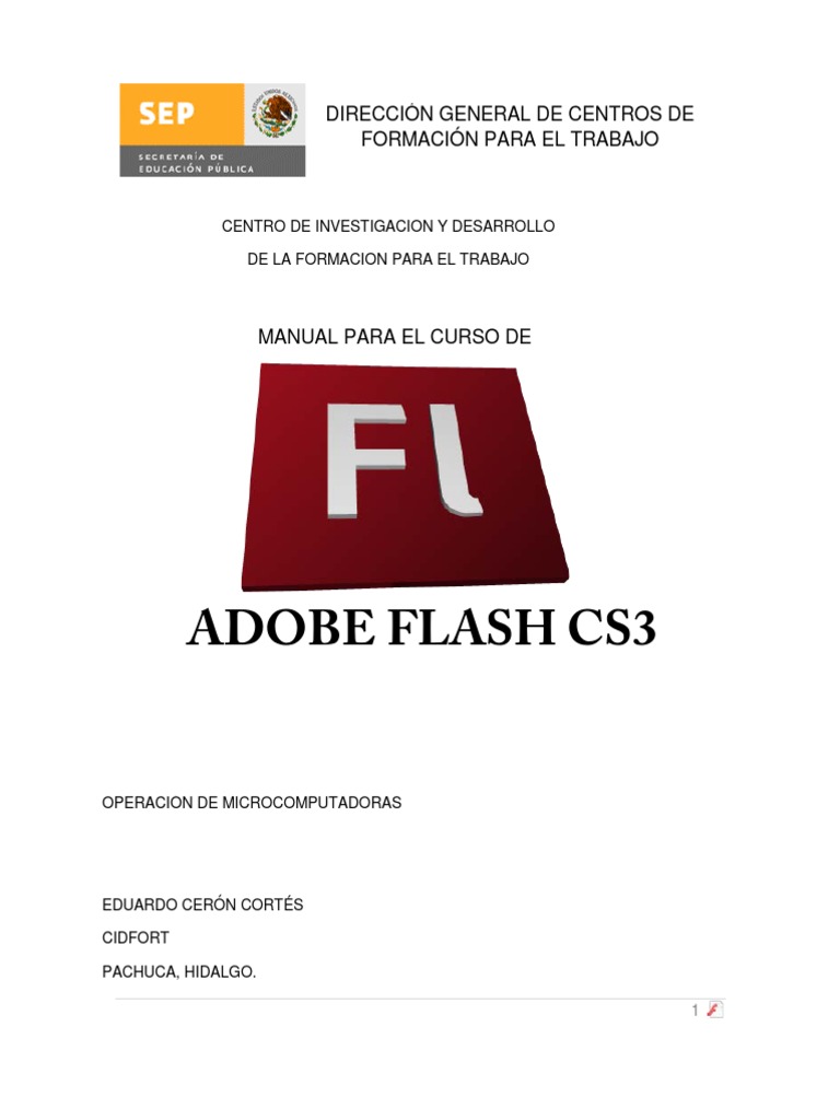 Manual de Adobe Flash CS3: Curso Básico | PDF | Adobe Systems | Ventana ...