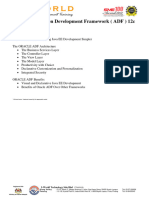 Oracle Application Devevlopment Framework (ADF) 12c
