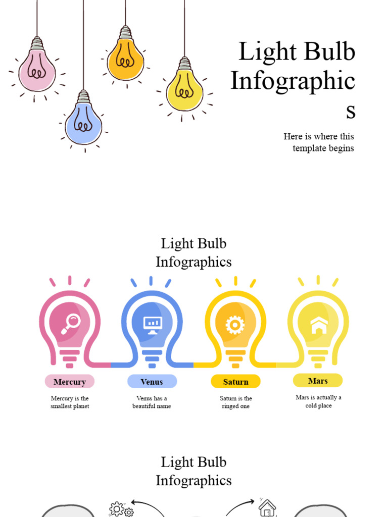 Light Bulb Infographics by Slidesgo | PDF | Planets | Solar System
