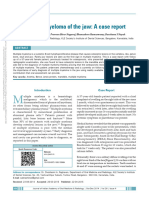 Multiple Myeloma of the Jaw a Case Report.22