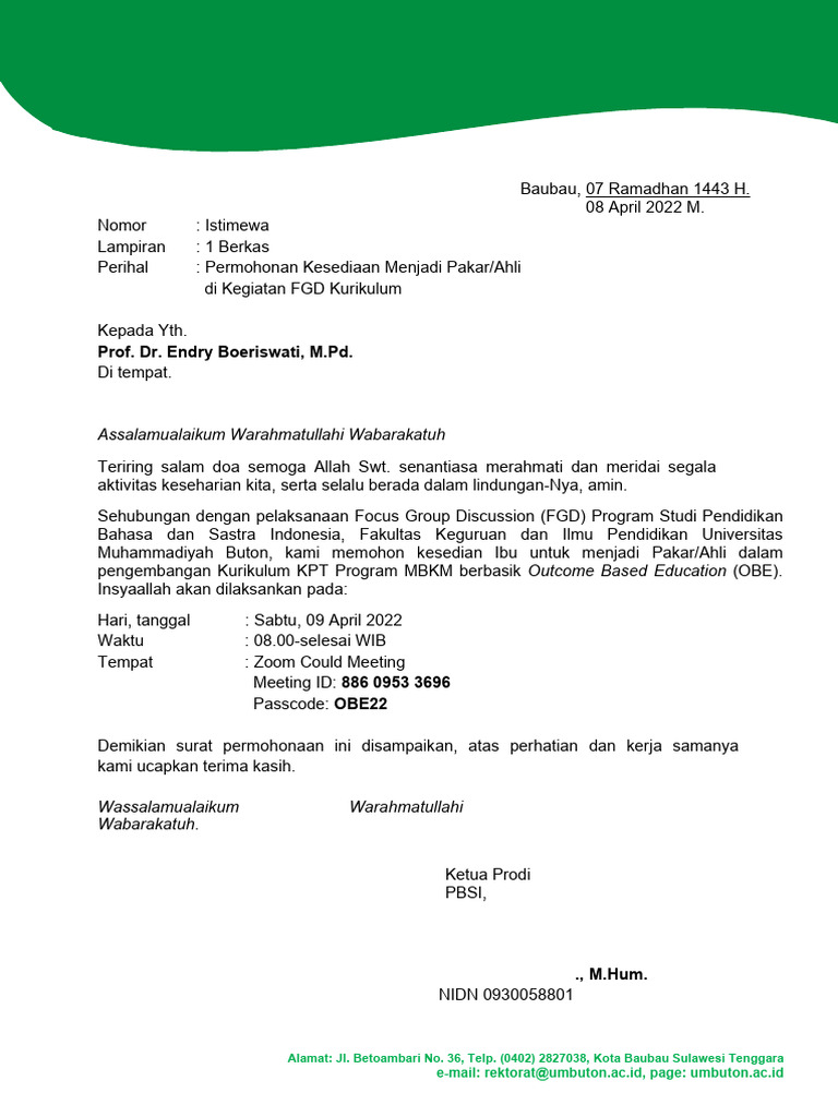 Undangan dan Susunan Acara | PDF