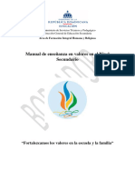 1-Manual Sobre Enseñanza en Valores Nivel Secundario Version Final (1)