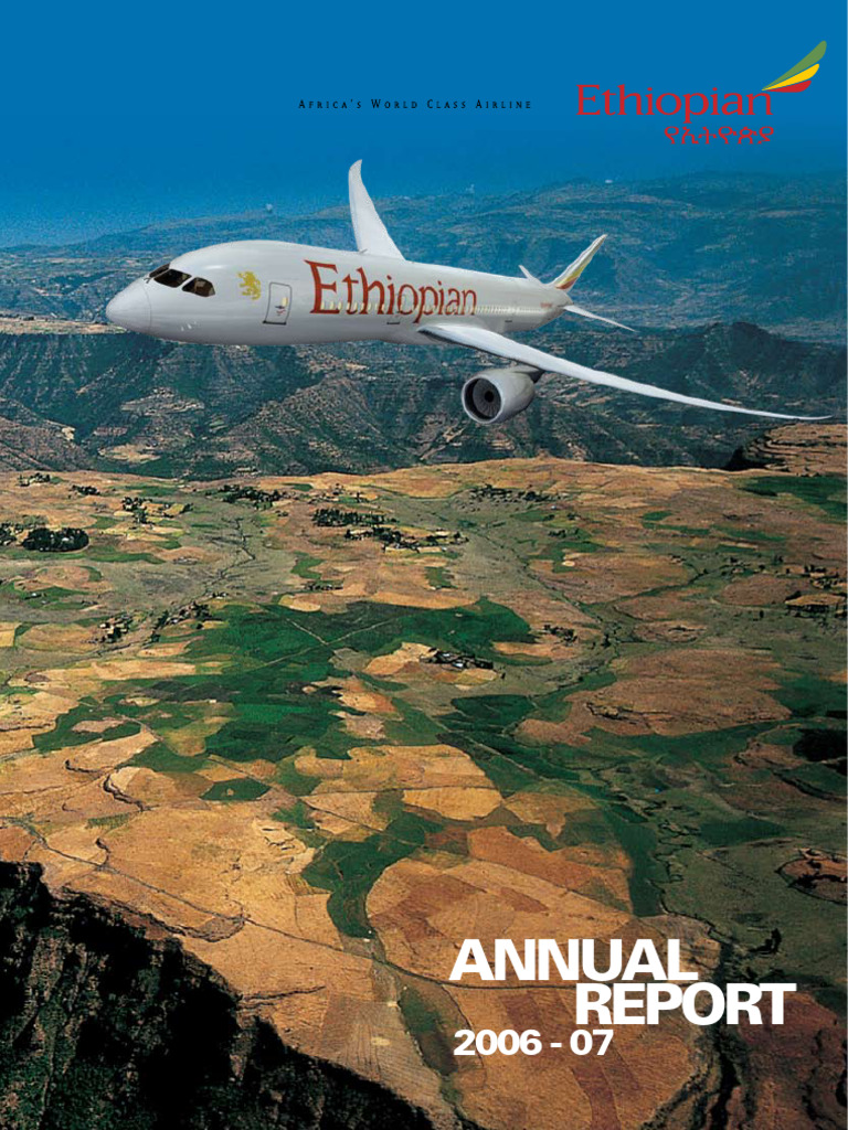 Ethiopian Airlines Annual Report PDF Margin (Finance) Airlines