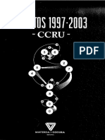 CCRU Escritos 1997-2003 2020