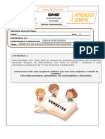 Atividade Verbetes de Enciclopédias e Dicionários - 4° Ano - Iii Bimestre