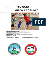 Proyecto Encuentro de Handball MN 1 y 2