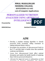 Nutrition Analyzer