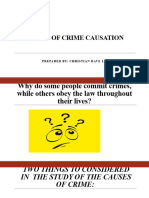 Theories and Causes of Crime