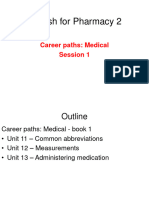 Session 1 - Career Paths Medical - B1-U11,12,13