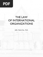 The Law of International Organizations