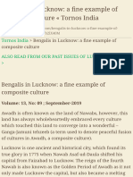 Bengalis in Lucknow A Fine Example of Composite C+